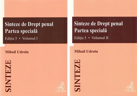 Sinteze de Drept penal. Partea speciala Vol.1 + Vol.2 Ed.5 (resigilat)