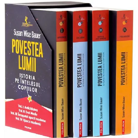 Pachet 4 volume: Povestea lumii. Istoria pe intelesul copiilor