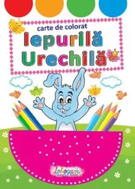 Iepurila urechila. Carte de colorat