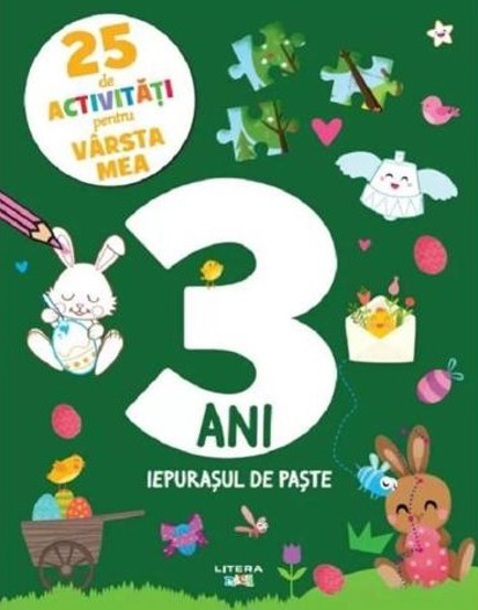 25 de activitati pentru varsta mea: 3 ani. Iepurasul de Paste