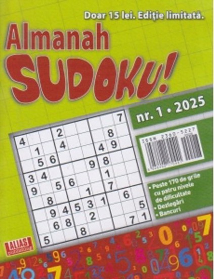 Almanah Sudoku Nr.1/2025