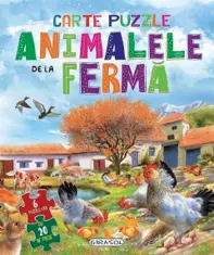 Carte puzzle - Animalele de la ferma