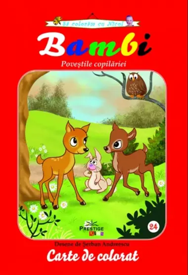 Bambi. Carte de colorat
