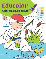 Educolor: La ferma. Coloreaza dupa coduri