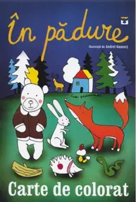 In padure. Carte de colorat