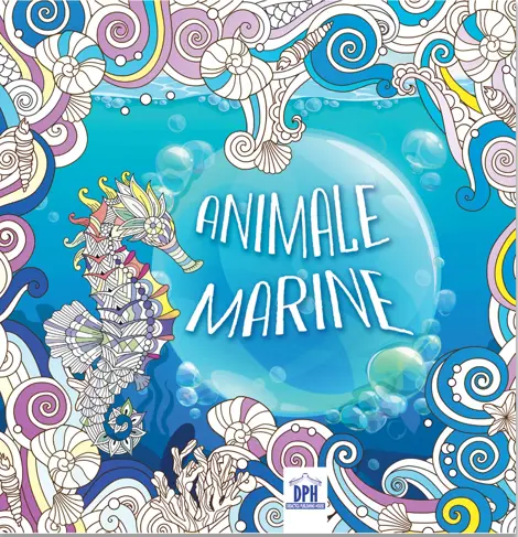 Animale marine. Carte de colorat