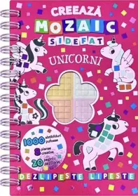 Creeaza mozaic sidefat. Unicorni