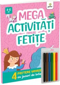 MEGA activitati pentru fetite. Postere cu activitati