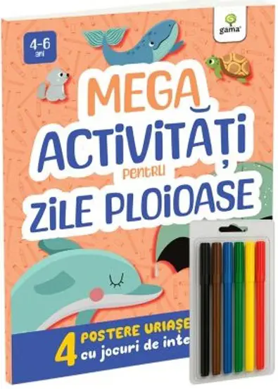 MEGA activitati pentru zile ploioase. Postere cu activitati