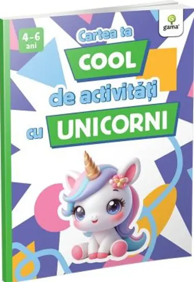 Cartea ta cool de activitati cu unicorni