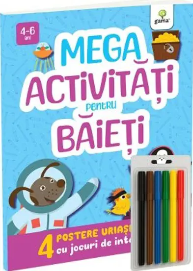 MEGA activitati pentru baieti. Postere cu activitati