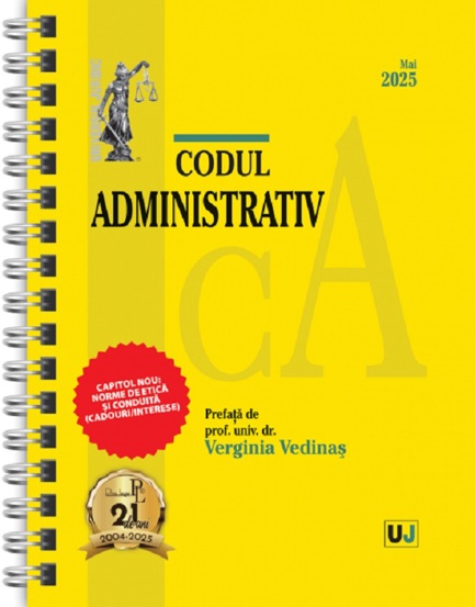 Codul administrativ Mai 2025 Ed. Spiralata