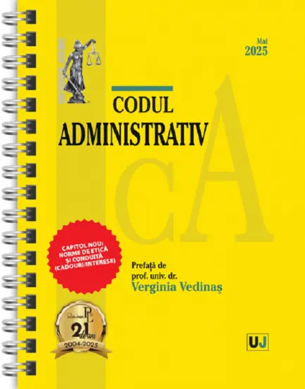 Codul administrativ Mai 2025 Ed. Spiralata