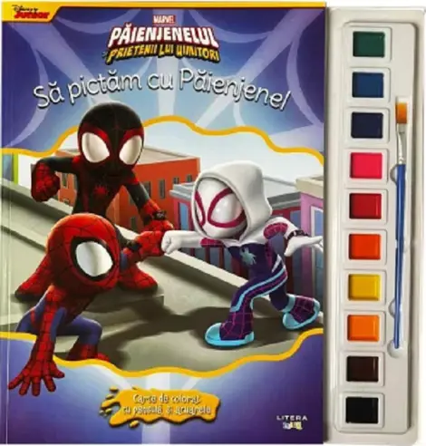 Marvel. Paienjenelul si prietenii lui uimitori. Sa pictam cu Paienjenel