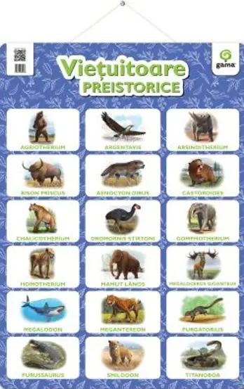 Vietuitoare preistorice. Poster