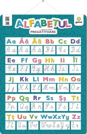 ALFABETUL pentru clasa pregatitoare. Poster
