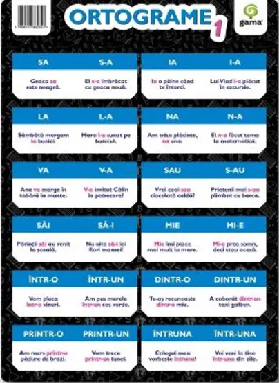 Ortograme 1 A4. Poster