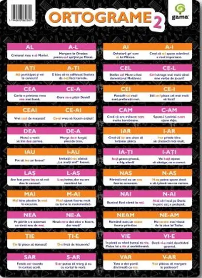 Ortograme 2 A4. Poster