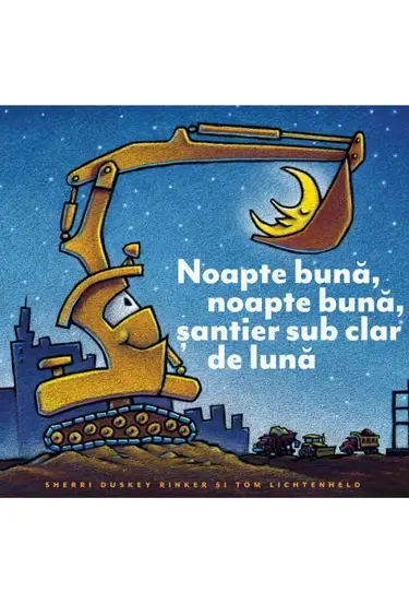 Noapte buna, noapte buna, santier sub clar de luna