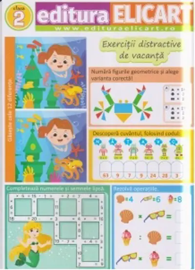 Tabla de joc – Jocul vacantei – clasa a II-a