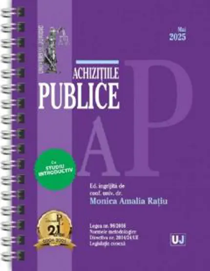 Achizitiile publice: mai 2025 (editie spiralata)