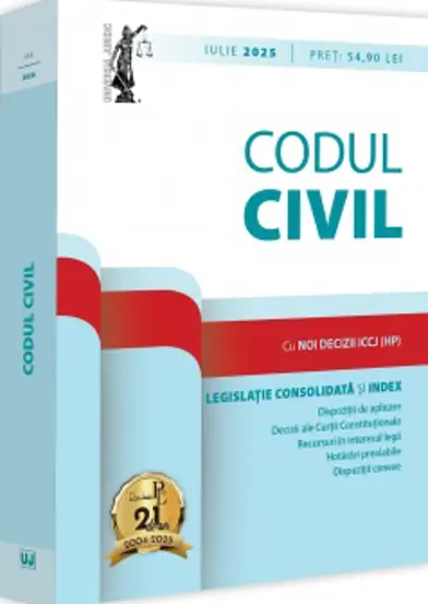 Codul civil: iulie 2025