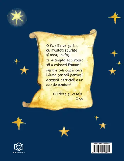 Carte de colorat Baietelul si soriceii (resigilat)