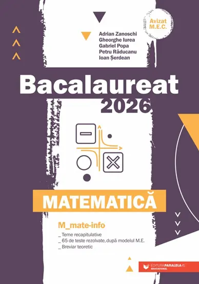 Matematica. Bacalaureat 2026