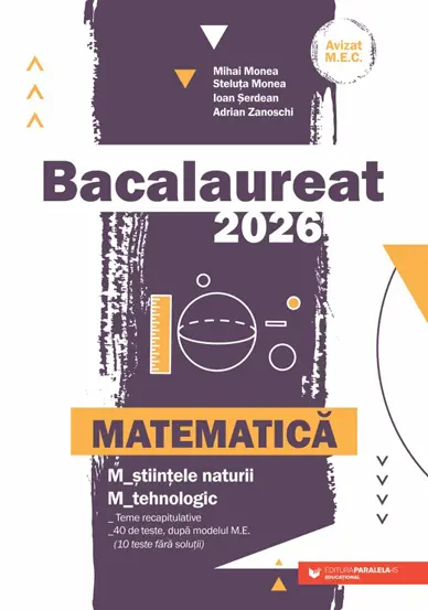 Matematica. Bacalaureat 2026