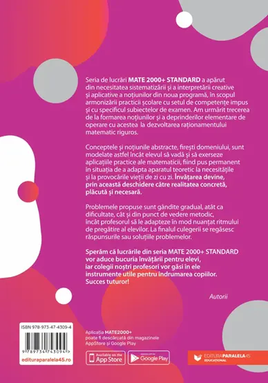 Matematica. Algebra, geometrie. Clasa a VII-a. Mate 2000 – Standard