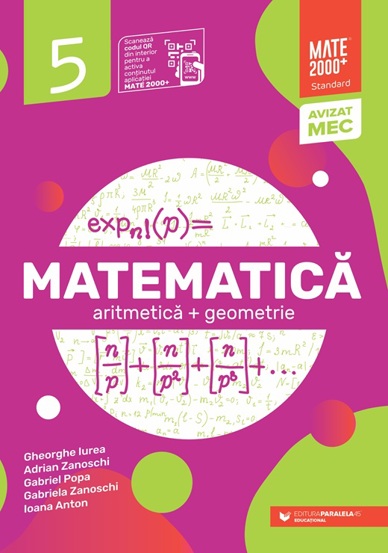 Matematică. Aritmetică geometrie. Clasa a V-a. Mate 2000 – Standard