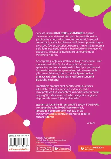 Matematica. Aritmetica, geometrie. Clasa a V-a. Mate 2000 – Standard