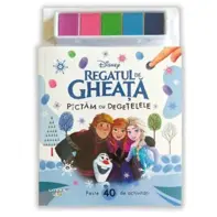 Disney. Regatul de gheata. Pictam cu degetelele