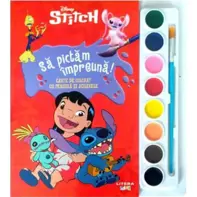 Disney. Stitch. Sa pictam impreuna! Carte de colorat cu pensula si acuarele