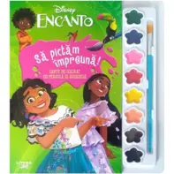 Disney. Encanto. Sa pictam impreuna! Carte de colorat cu pensula si acuarele