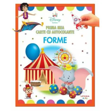 Disney bebe. Prima mea carte cu autocolante. Forme