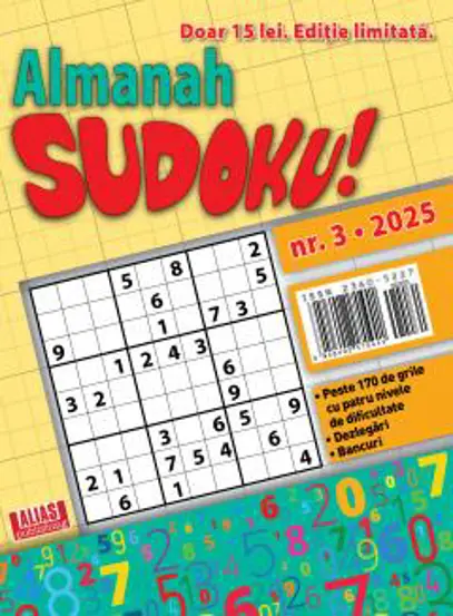 Almanah sudoku nr. 3/2025