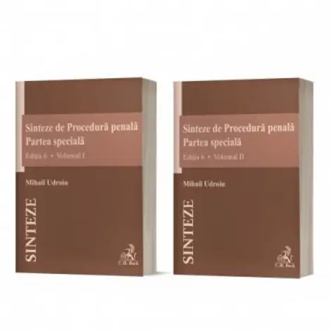 Sinteze de Procedura penala. Partea speciala (vol. I + vol. II). Editia 6
