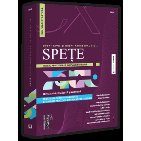 Spețe pentru admiterea la INM/magistratura. Drept civil și drept procesual civil. Ediția a V-a revazuta și adaugita