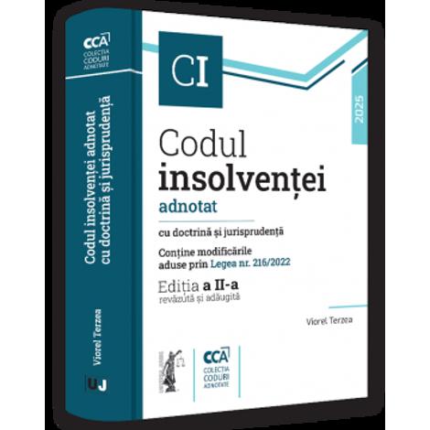 Codul insolvenței. Adnotat cu doctrina și jurisprudența