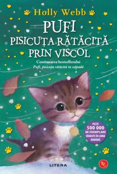Pufi pisicuta ratacita prin viscol