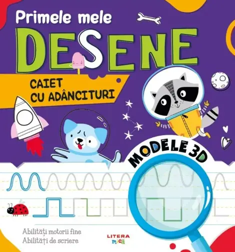 Primele mele desene. Caiet cu adancituri