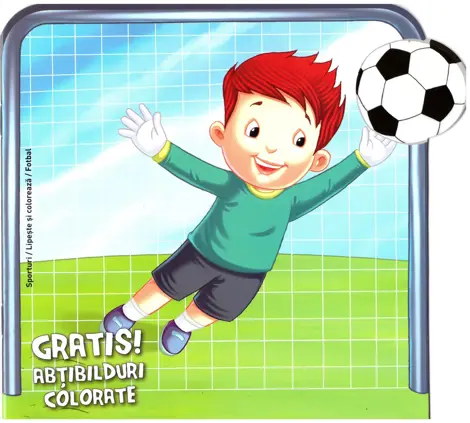 Fotbal. Abtibilduri colorate