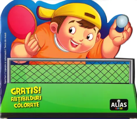 Tenis de masa. Abtibilduri colorate