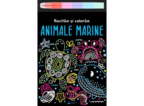 Animale marine – Recitam si coloram