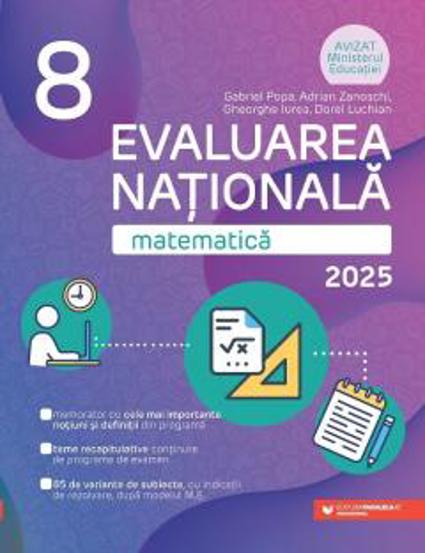 Evaluarea Nationala 2025. Matematica - Clasa 8 (resigilat)