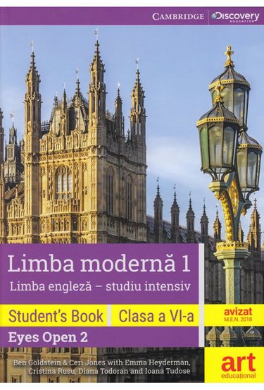 Eyes Open 2 - Limba engleza. Limba moderna 1 (intensiv) - Clasa 6 - Student\'s book + 2 CD + DVD