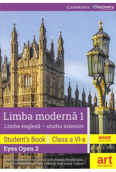 Eyes Open 2 - Limba engleza. Limba moderna 1 (intensiv) - Clasa 6 - Student's book + 2 CD + DVD