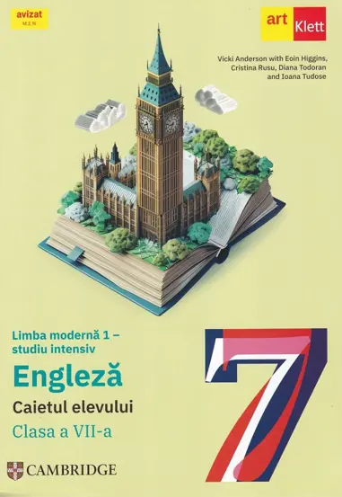 Limba engleza. Limba moderna 1 - Clasa 7 - Studiu intensiv - Caietul elevului