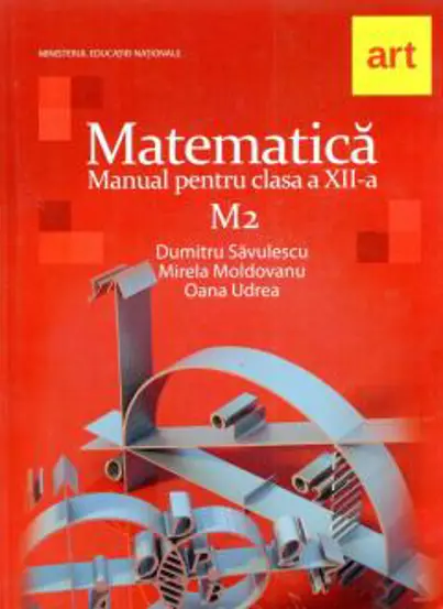 Manual matematica M2. Clasa a XII-a